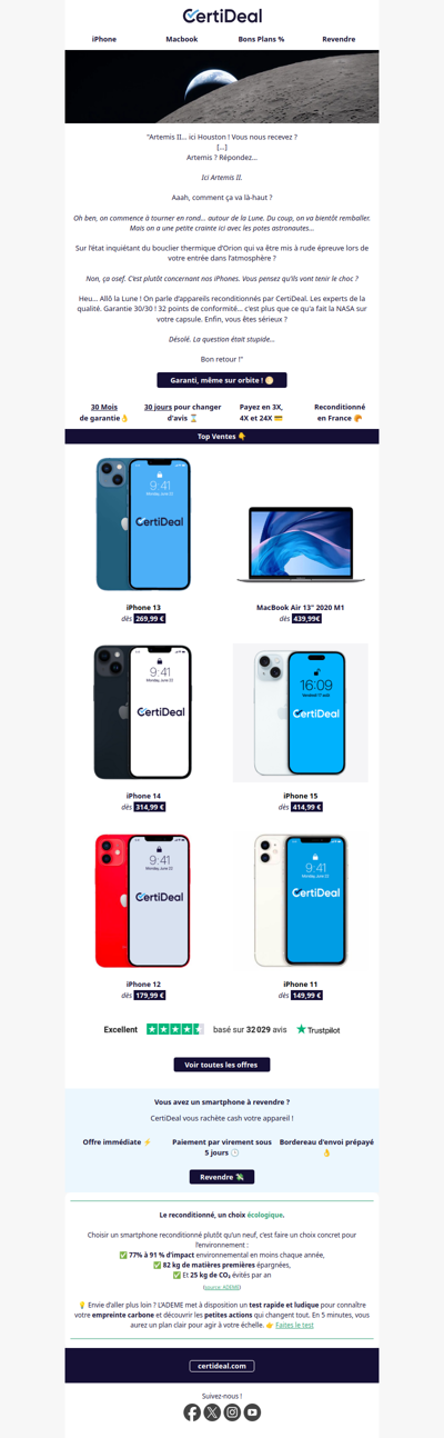 🧑‍🚀 Retour d'Artemis II… comme si vous y étiez !