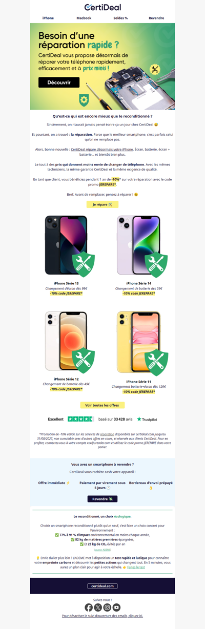 Encore mieux que le reconditionné ? 🤔