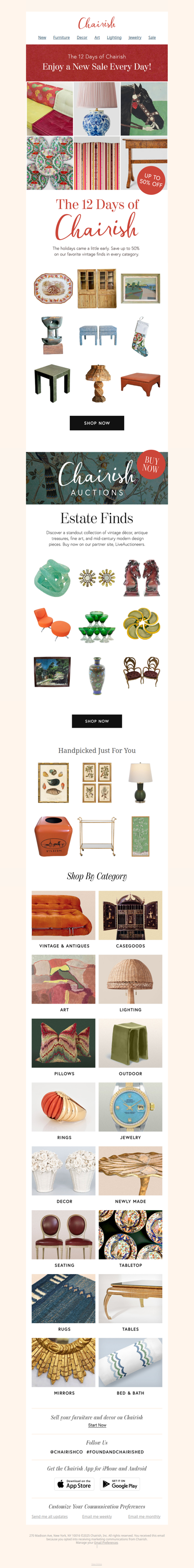 Black Friday Starts Early - 50% Off Vintage