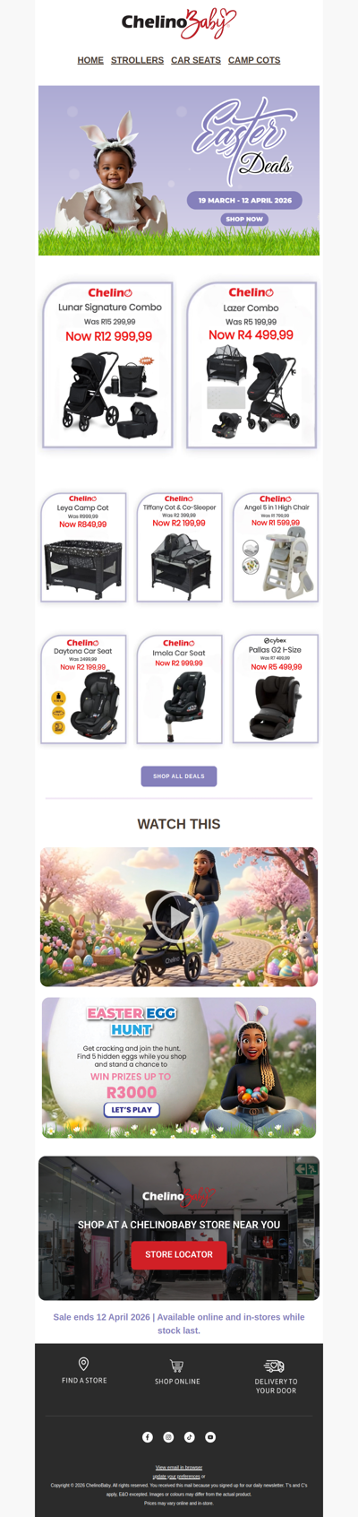 We're big on savings this Easter 💜 Shop Now