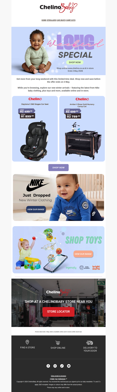 Long Weekend Deals you can't miss 💜 Shop Now