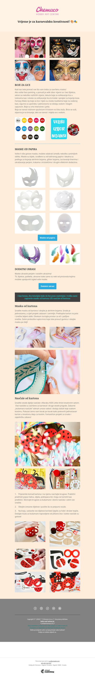 Karneval počinje kod nas 🎭