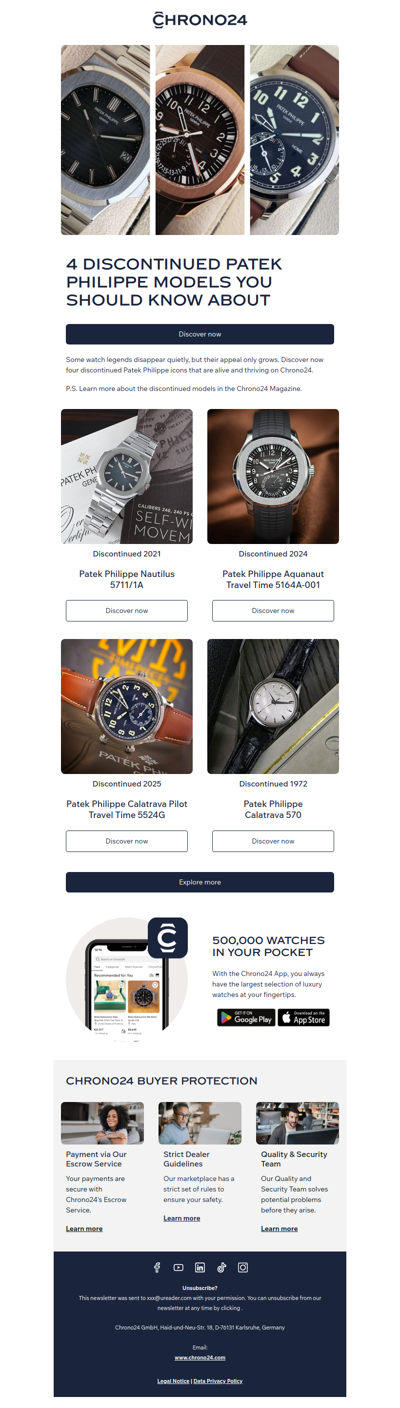 4 Discontinued Patek Philippe Models You Should Know About