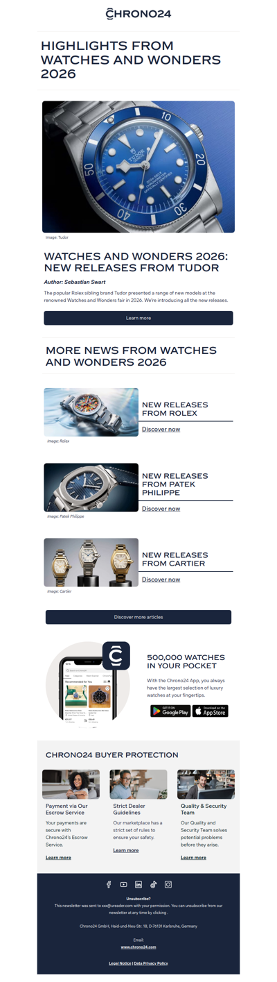 Highlights from Watches and Wonders 2026