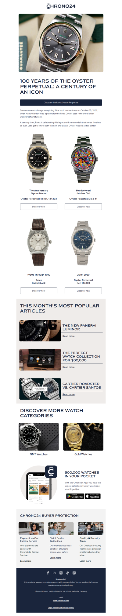 100 Years of the Oyster Perpetual
