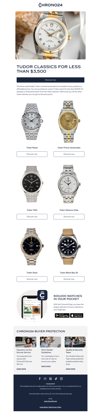 Tudor Classics for Under $3,500