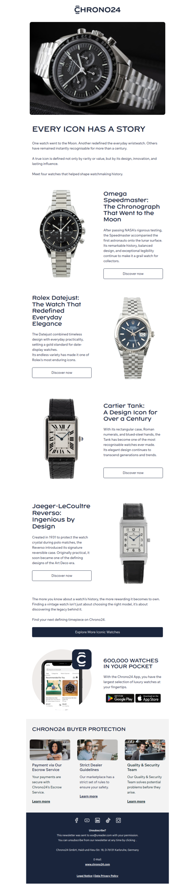 4 Legendary Timepieces: What Makes a Watch an Icon