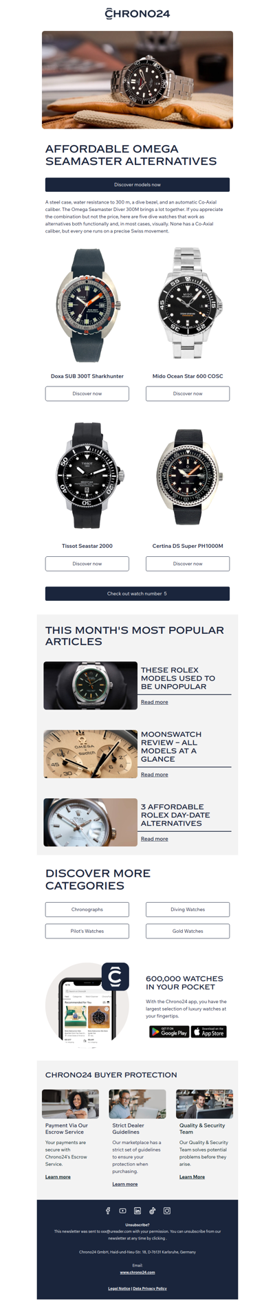 5 Affordable Omega Seamaster Alternatives