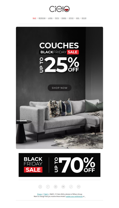 Couches | Up to 25% off