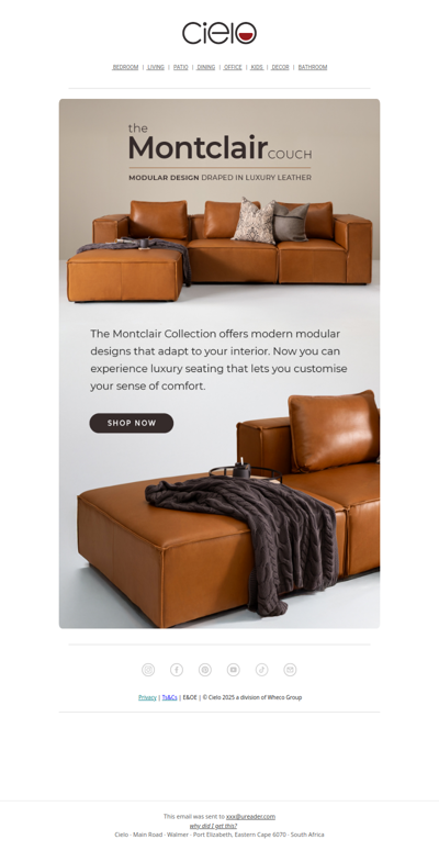 The Montclair Couch Collection | Cielo