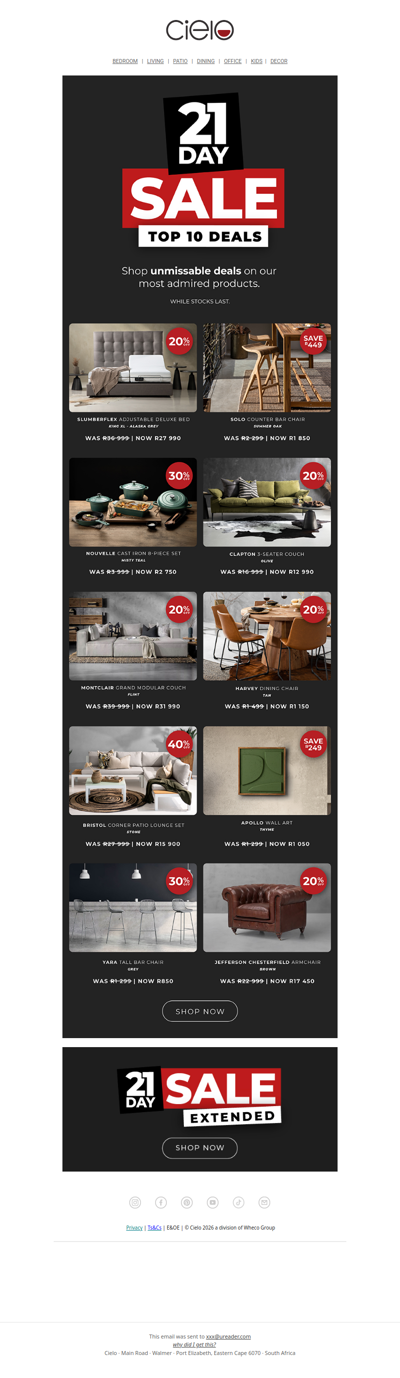 Our Top 10 Deals from the 21 Day Sale