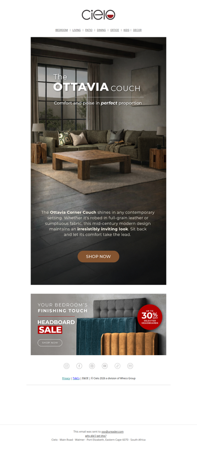 The Ottavia Corner Couch