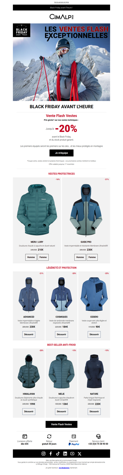 Derniers jours Vente Flash Vestes ⌛