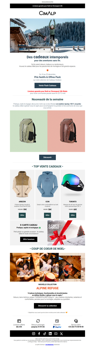 Vente Flash Cadeaux 🎁 Prix festifs et offres pack !