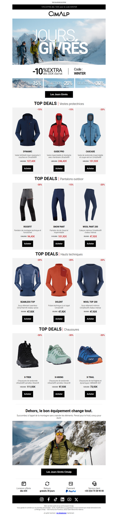 Jours Givrés❄️ -15%, -20%, -30%... Faites votre choix !