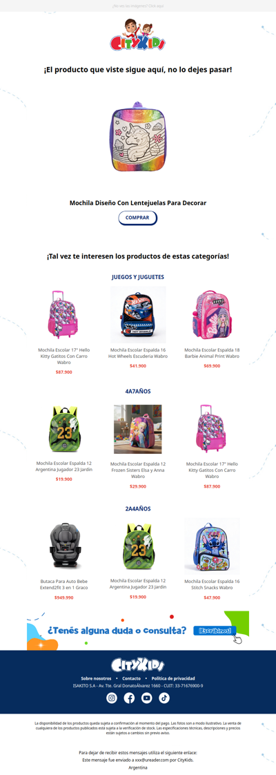 ¡Llevate lo que estuviste viendo! 😉