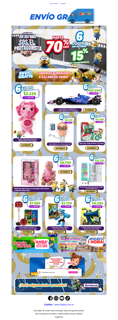 ¡Especial Día del Niño! 🎁 Descuentos para regalar sonrisas