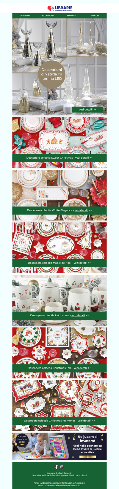 ❄️ Farmec de Sărbătoare: Noua Colecție de Porțelanuri & Decoratiuni 🎄