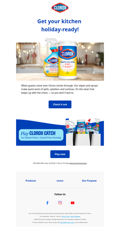 🦃 Hosting? Spray. Wipe. Done.