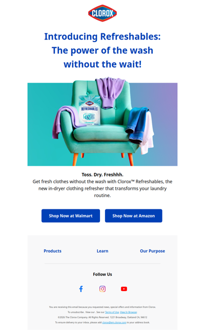 NEW! Meet the dry shampoo of laundry 💡