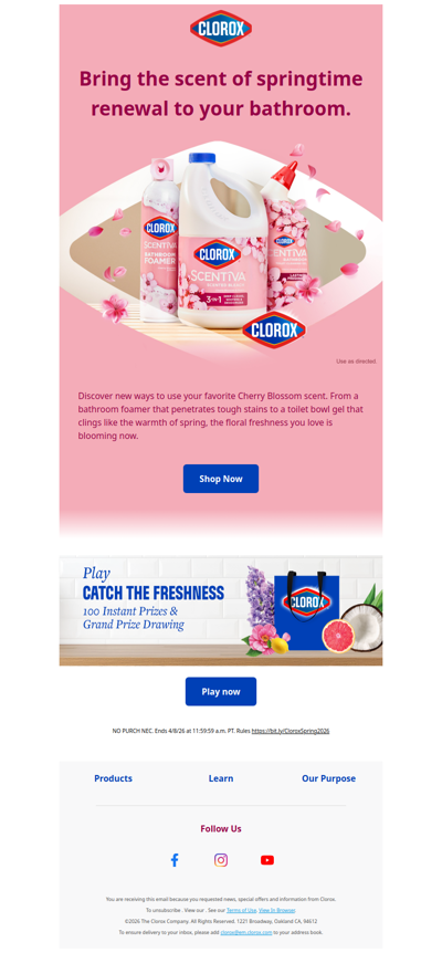 It’s sakura season in your bathroom 🌸