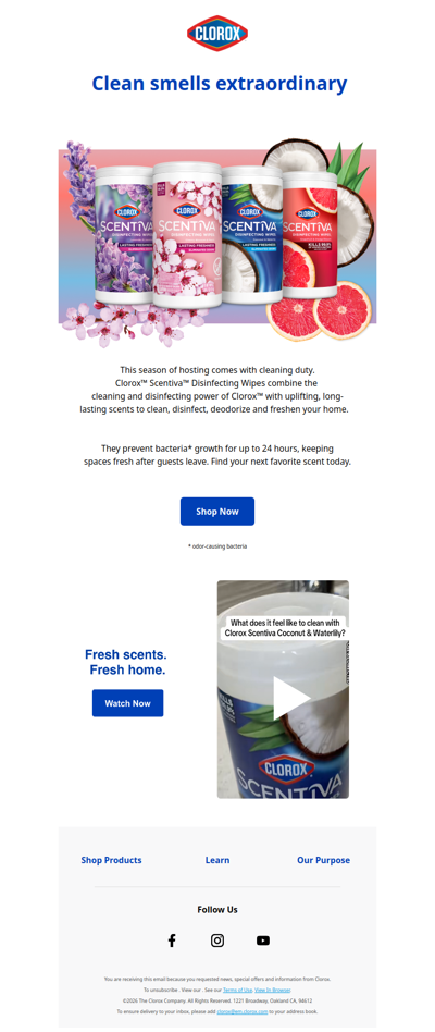 Your hosting secret to a fresh home.