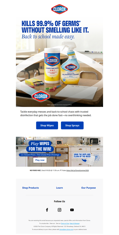Trusted germ-kill. Total no-brainer 💡