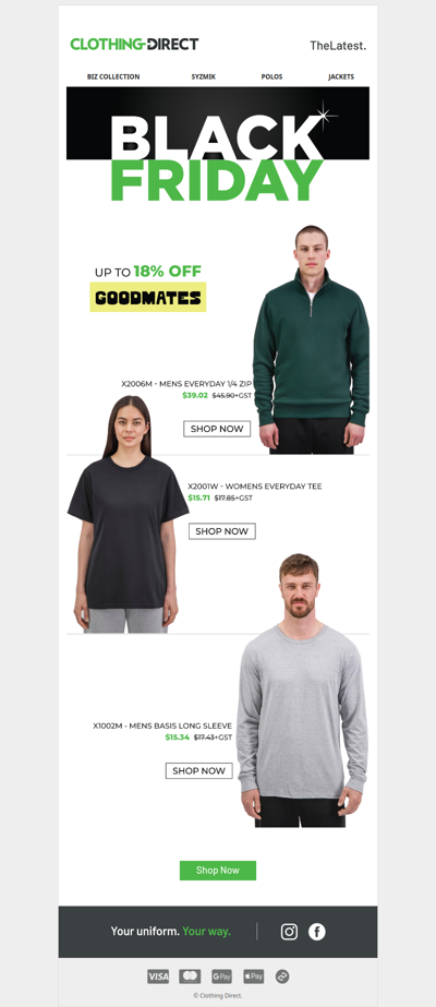 GOODMATES Spotlight: Hoodies & Tees up to 18% Off! 🖤