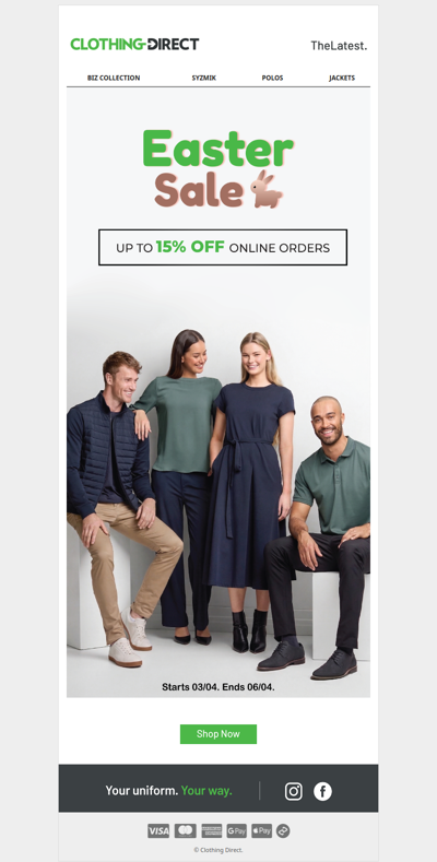 📢 Easter Sale up to 15% OFF - 4 Days only!!! 🐣🐇