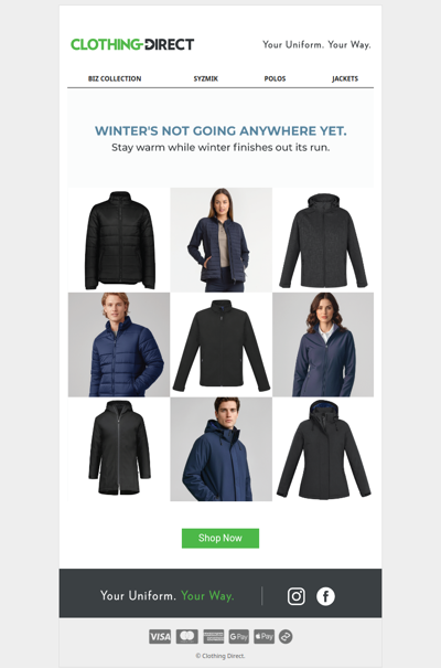 Still cold out there — Need something warmer? ❄️
