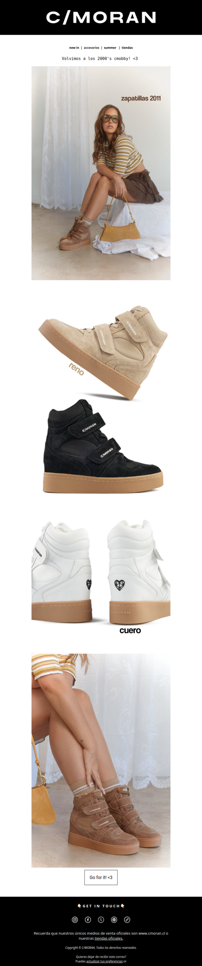 2000's vibe! Wedge Sneakers