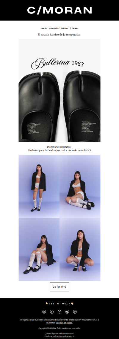 Ballerinas iconicas 1983