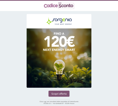 Offerta Sorgenia 💡 spegni l’ansia della bolletta e accendi il risparmio