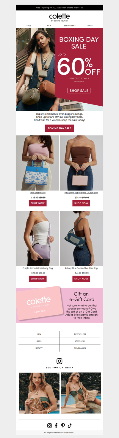 Boxing Day vibes, right now 👀