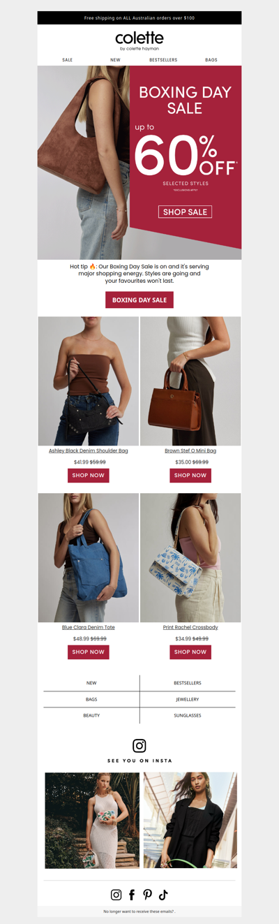 Hot tip 🔥 Boxing Day is not slowing down