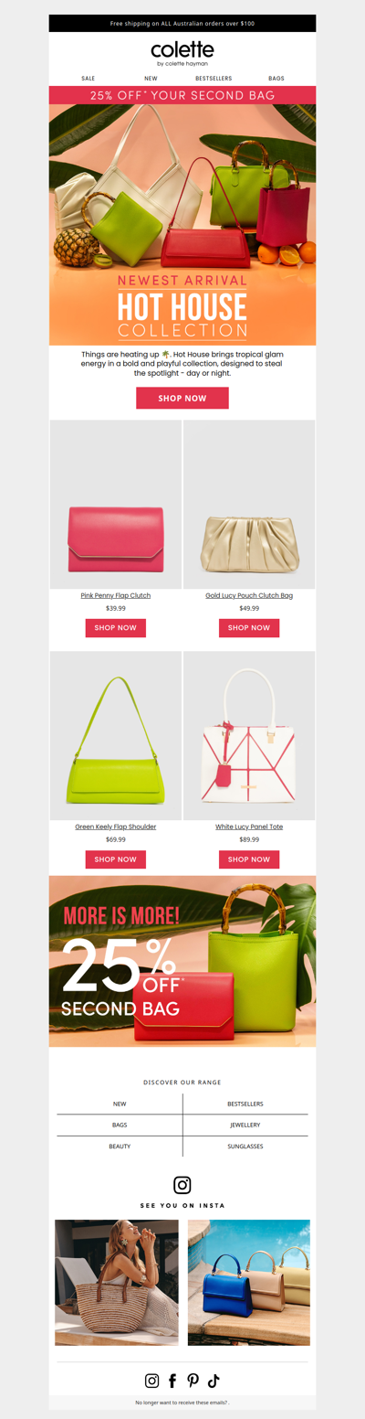 Warning: Hot bags ahead ⚠️