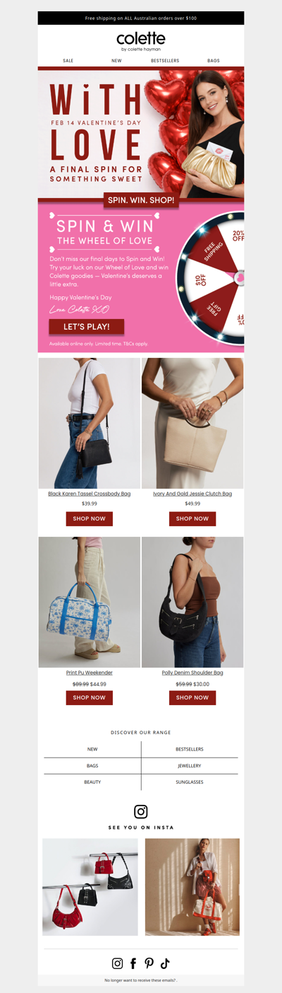 Last chance to spin, babe 💘