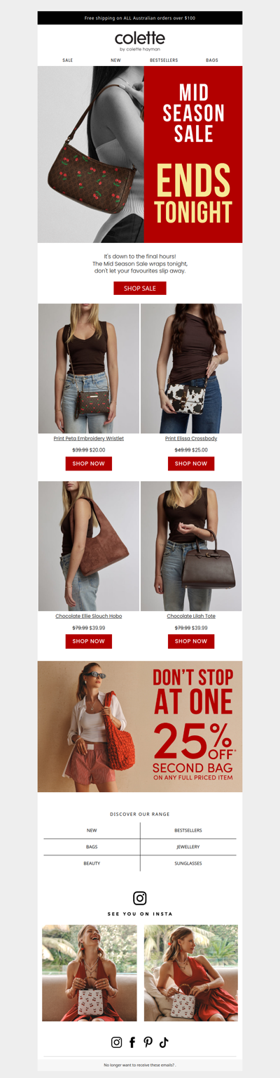 It’s now or… full price 🤷‍♀️ Ends tonight!