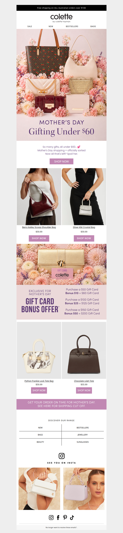 So many gifts... All under $60 😱