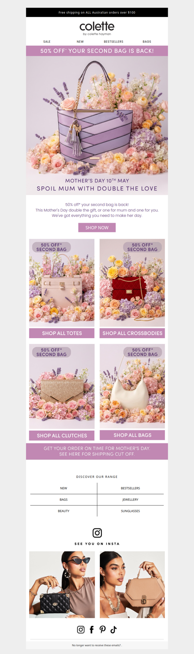 One for mum, one for you. Double the love. 💕