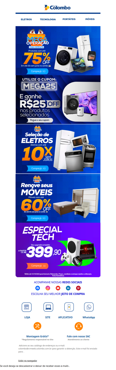 Aproveite a Mega Operação antes que acabe ⏳