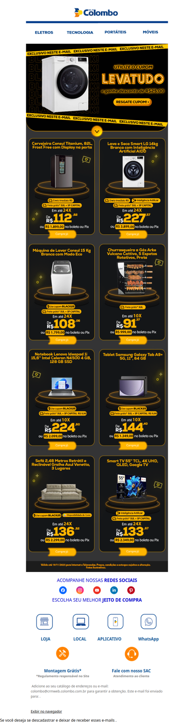 Aproveite seu cupom exclusivo! 🤑