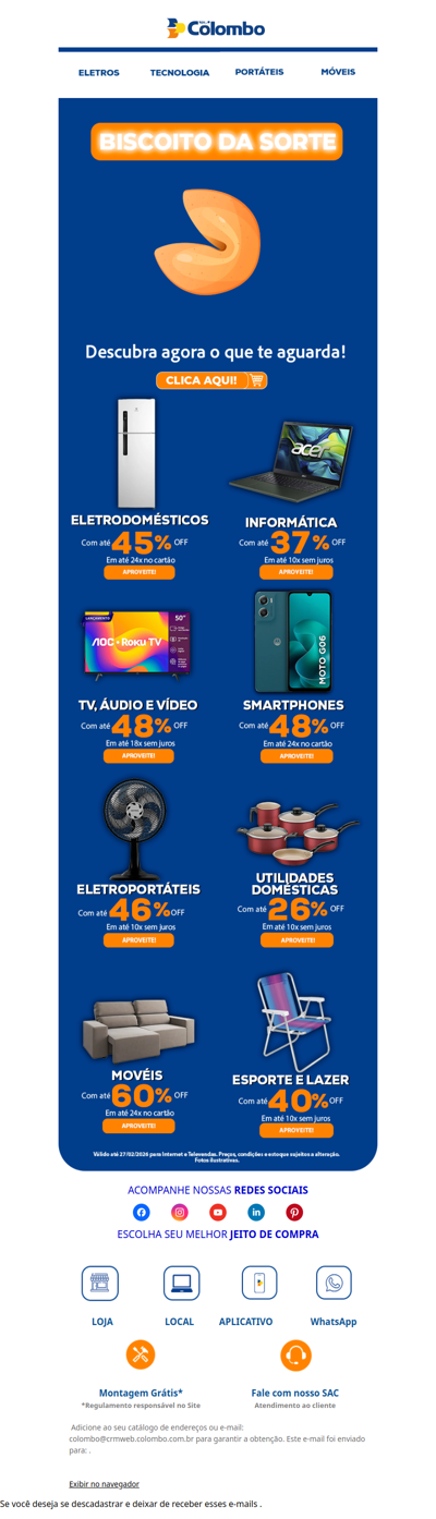 ✨ A sorte está do seu lado: ofertas imperdíveis te esperam!