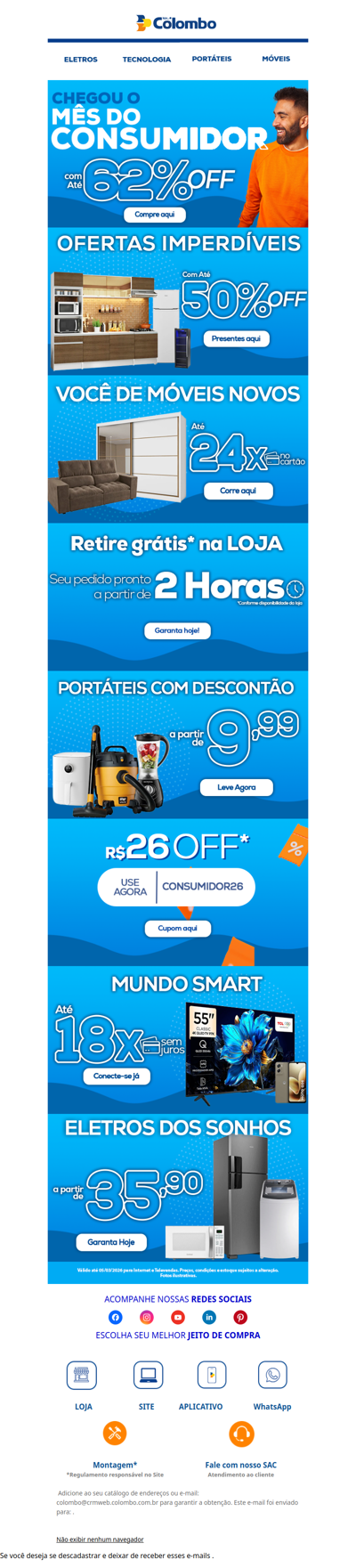 🎉 Começou o Mês do Consumidor