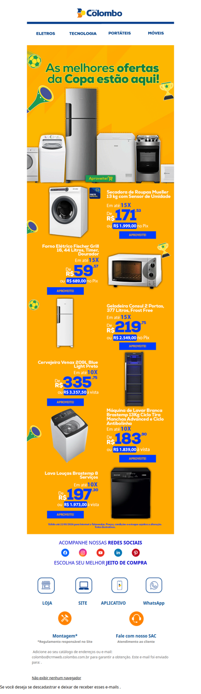 Eletros escalados com super ofertas 💥