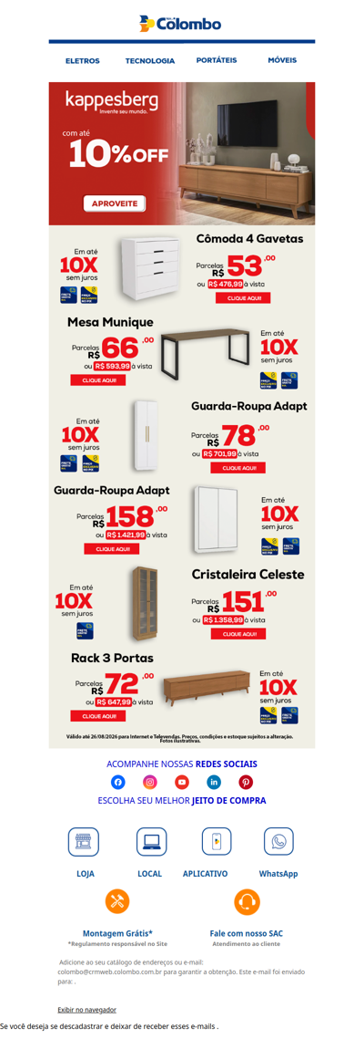 ✨ Especial Kappesberg com até 10% OFF