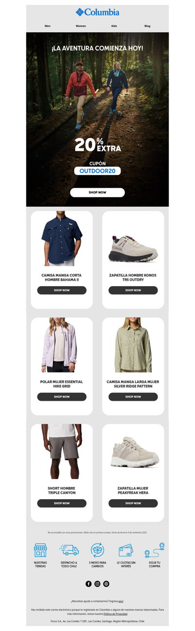 ¡Tu equipamiento te está esperando!