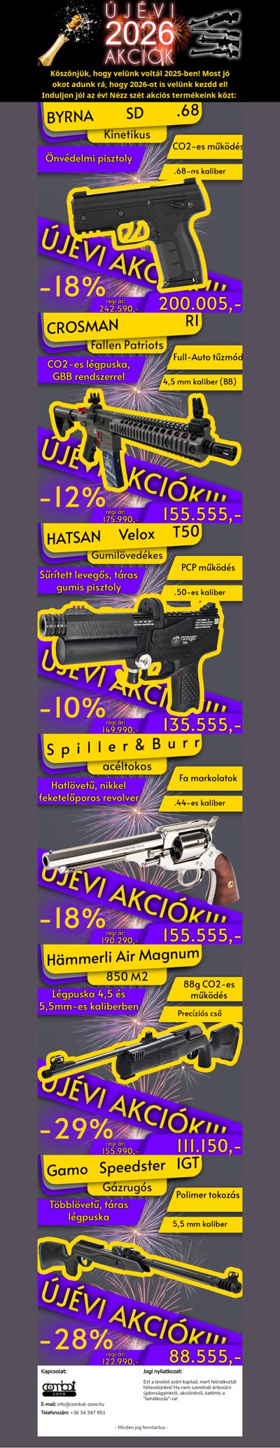 Már indul is 2026! Nézd meg milyen kedvezményekkel köszöntjük az újévet!