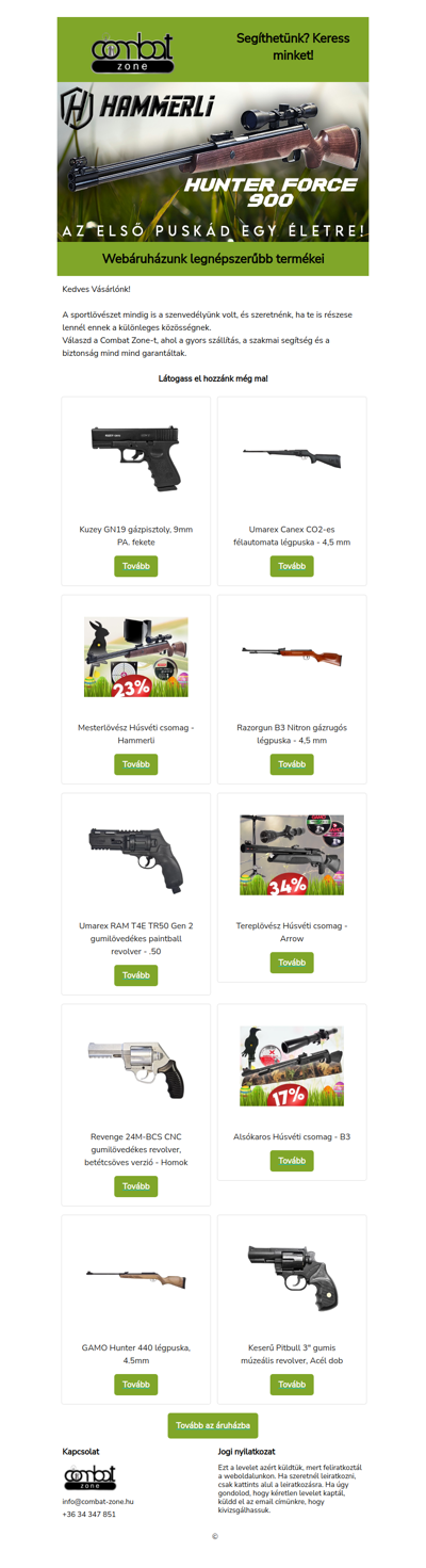 Íme a  webáruházunk legjobbjai!