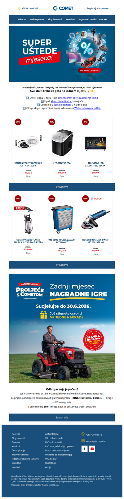 Ne propusti SUPER UŠTEDE lipnja